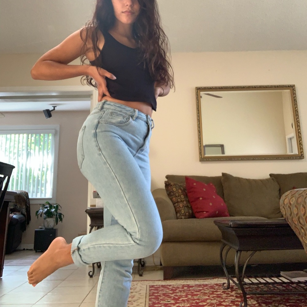 High waisted mom jeans pacsun